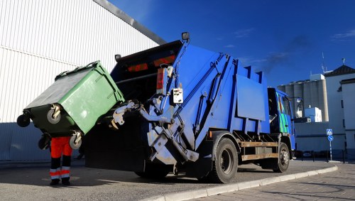 Business Waste Removal team at work in Norwood