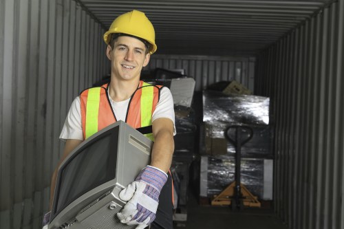 Eco-friendly builders waste clearance process in action
